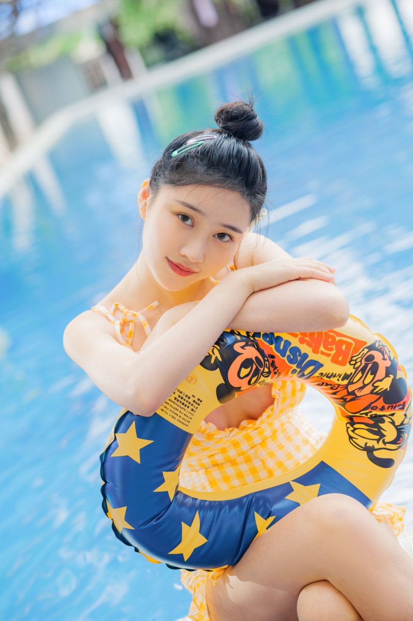 图片[3]-年年 NO.073 活力橙 [44P 209MB]-年年写真站