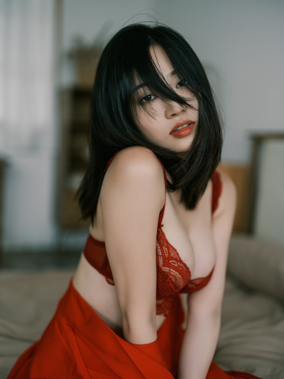 图片[2]-年年 NO.079 红和服 [34P 75MB]-年年写真站